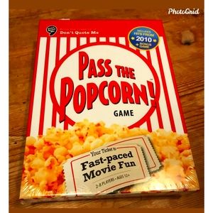 Pass the popcorn family trivia game, movie trivia
